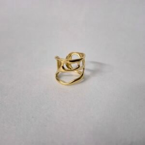 Irregular Liquid Design Ring