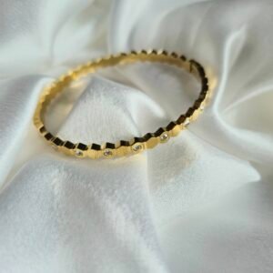 Hexa Design Bangle Bracelet