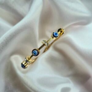 Evil Eye Bangle Bracelet