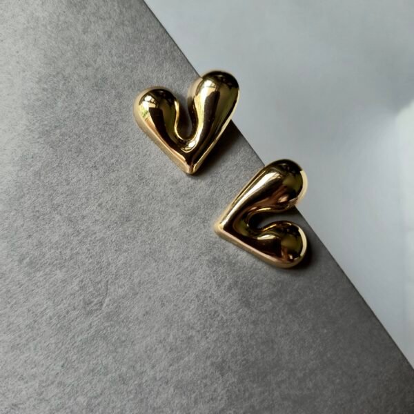 Evara Gold Earrings - Image 2