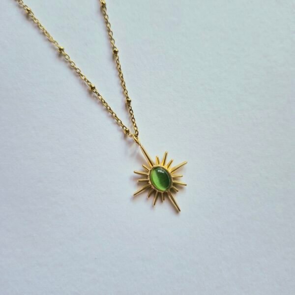 Sunburst Pendant Necklace - Image 3