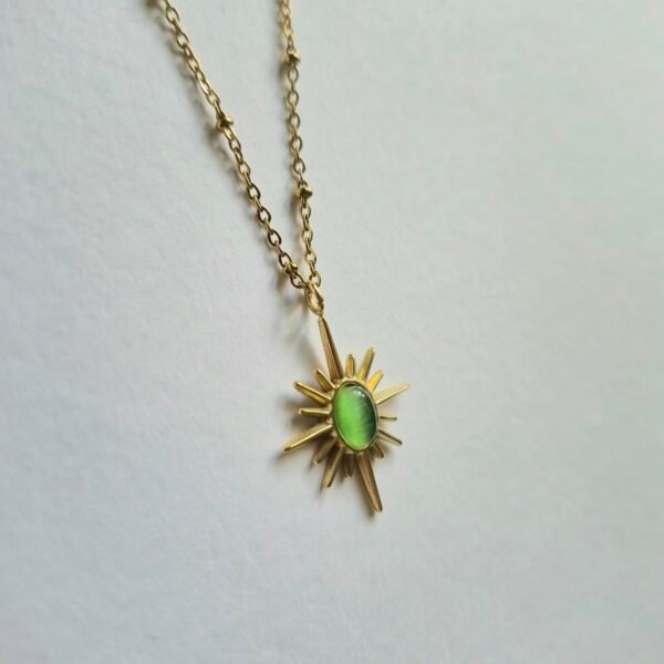 Sunburst Pendant Necklace - Image 2
