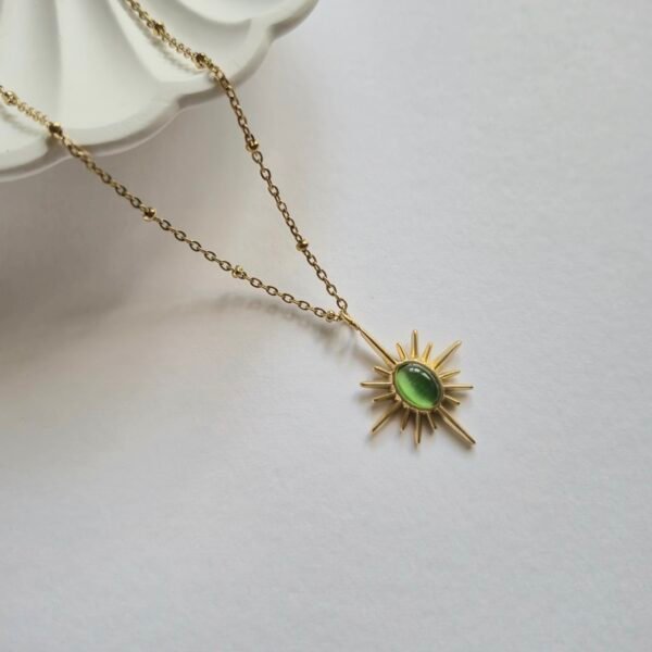 Sunburst Pendant Necklace