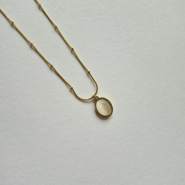 Oval Pendant Necklace - Image 6