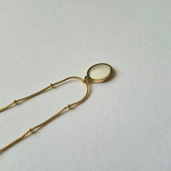 Oval Pendant Necklace - Image 5