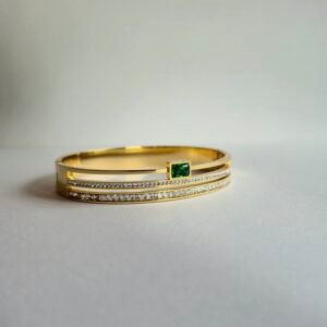 Emerald Elegance Bangle