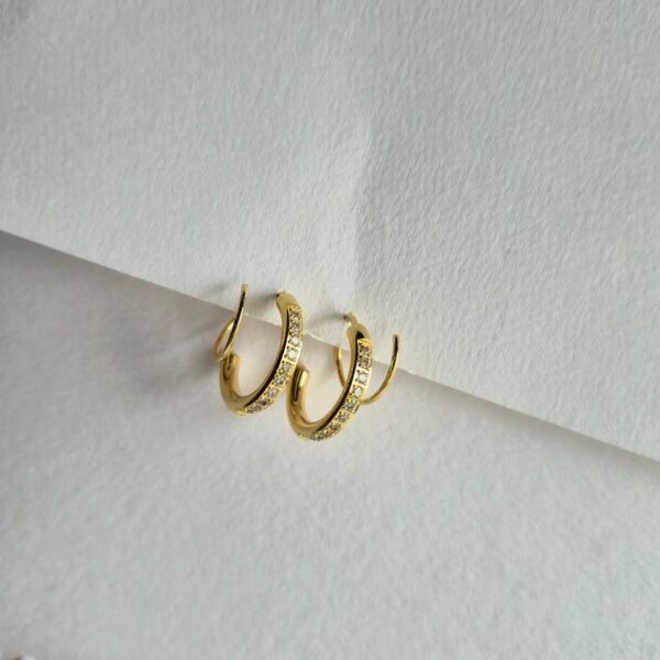 2 in 1 Piercing Illusion Earrings - Image 4