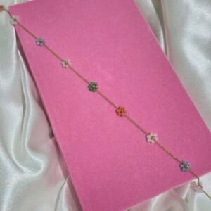 Multi Color Floral Necklace