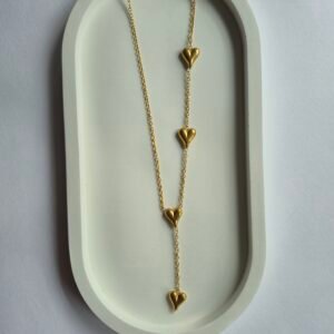 One-sided Heart Charm Necklace